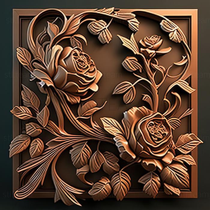 3D модель Святые розы (STL)